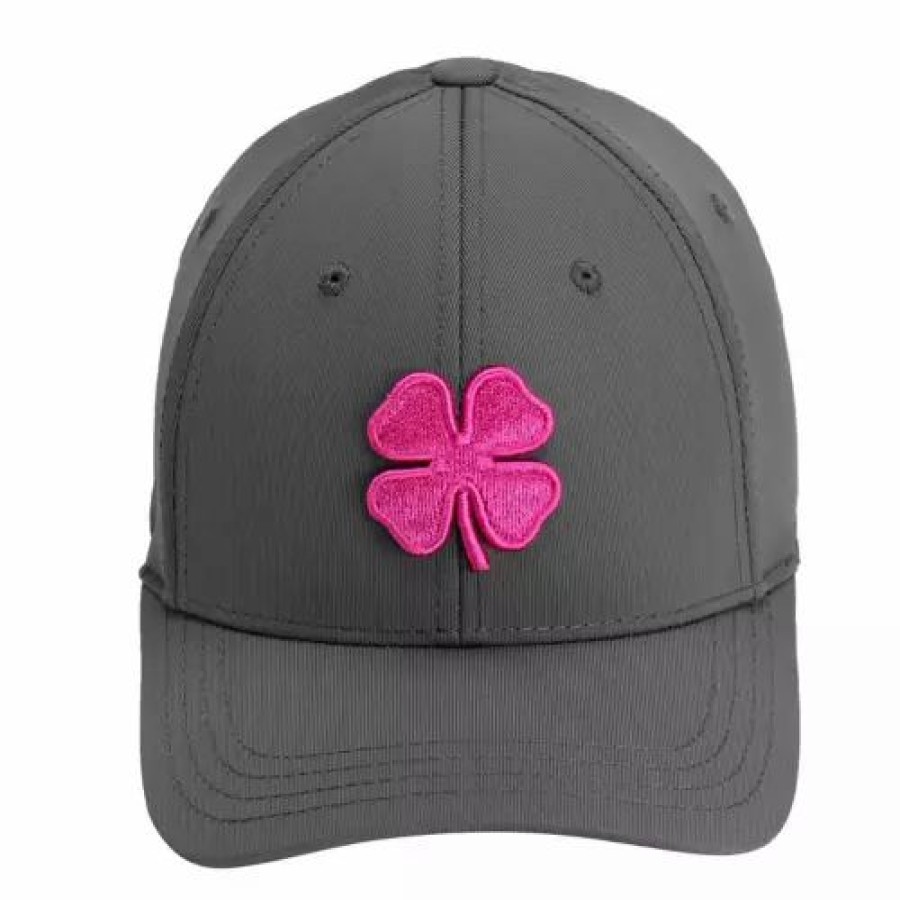 * Men'S Black Clover Bc Pure Golf Flexfit Hat Charcoal Hats & Caps