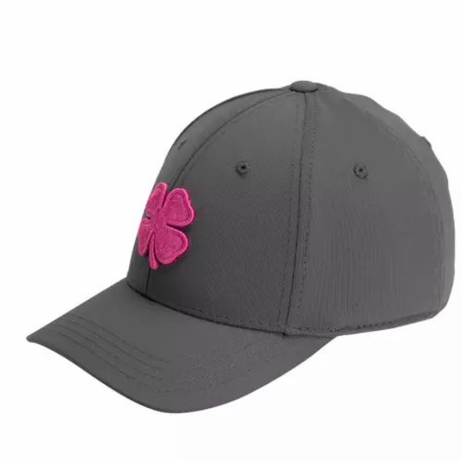 * Men'S Black Clover Bc Pure Golf Flexfit Hat Charcoal Hats & Caps