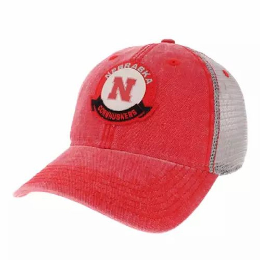 * Legacy Athletic Nebraska Cornhuskers Bottom Banner Hat Red College Hats & Caps