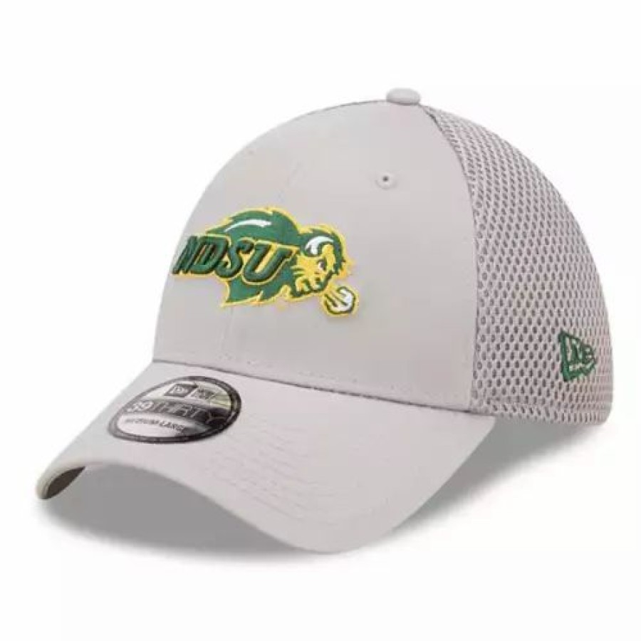 * New Era North Dakota State Bison Team Neo Hat Grey Heather College Hats & Caps