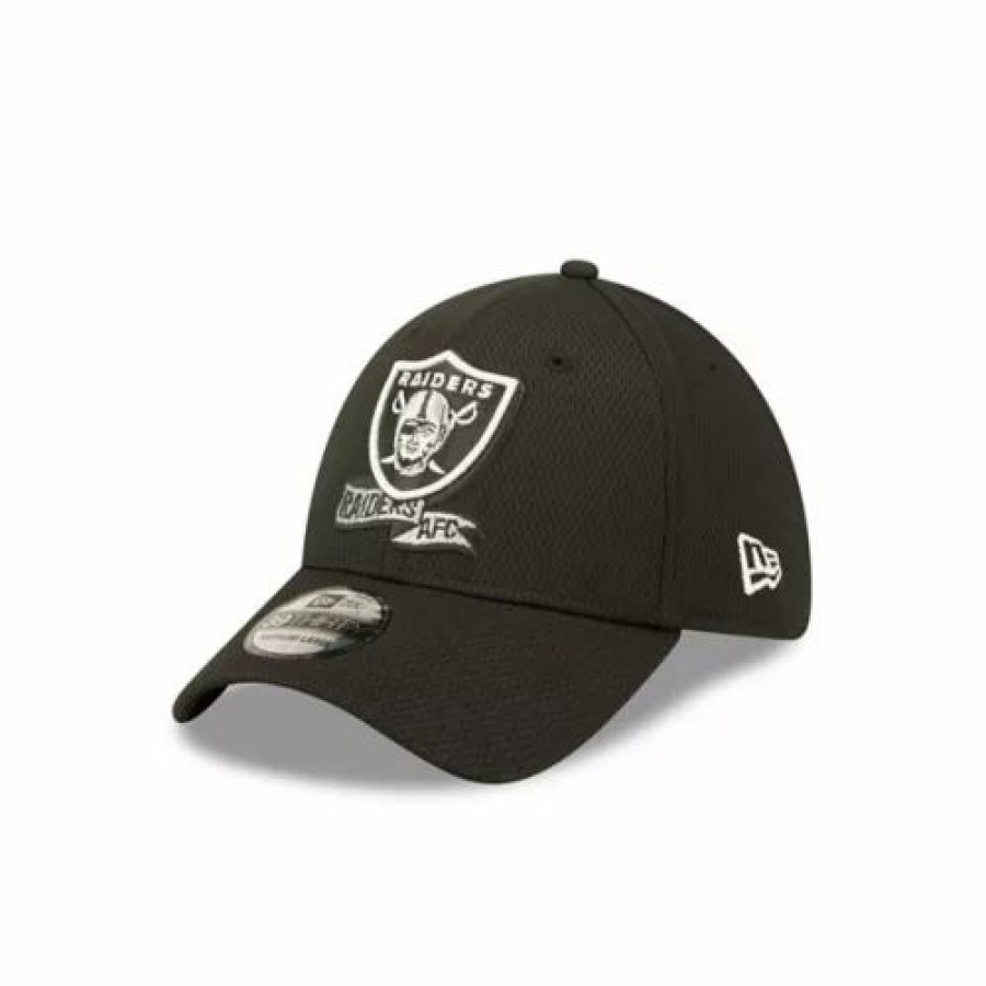 * New Era Las Vegas Raiders 2022 Sideline Coaches 39Thirty Stretch Fit Hat Black Nfl Hats & Caps