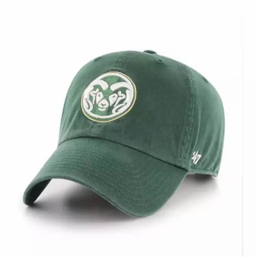 * 47 Brand 47 Brand Colorado State Rams Cleanup Hat Forest College Hats & Caps