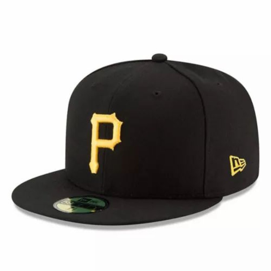 * New Era Pittsburgh Pirates Onfield Hat Black Mlb Hats & Caps