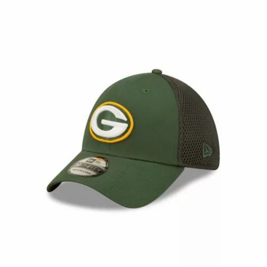 * New Era Bay Packers Neo 39Thirty Stretch Fit Hat Green Nfl Hats & Caps