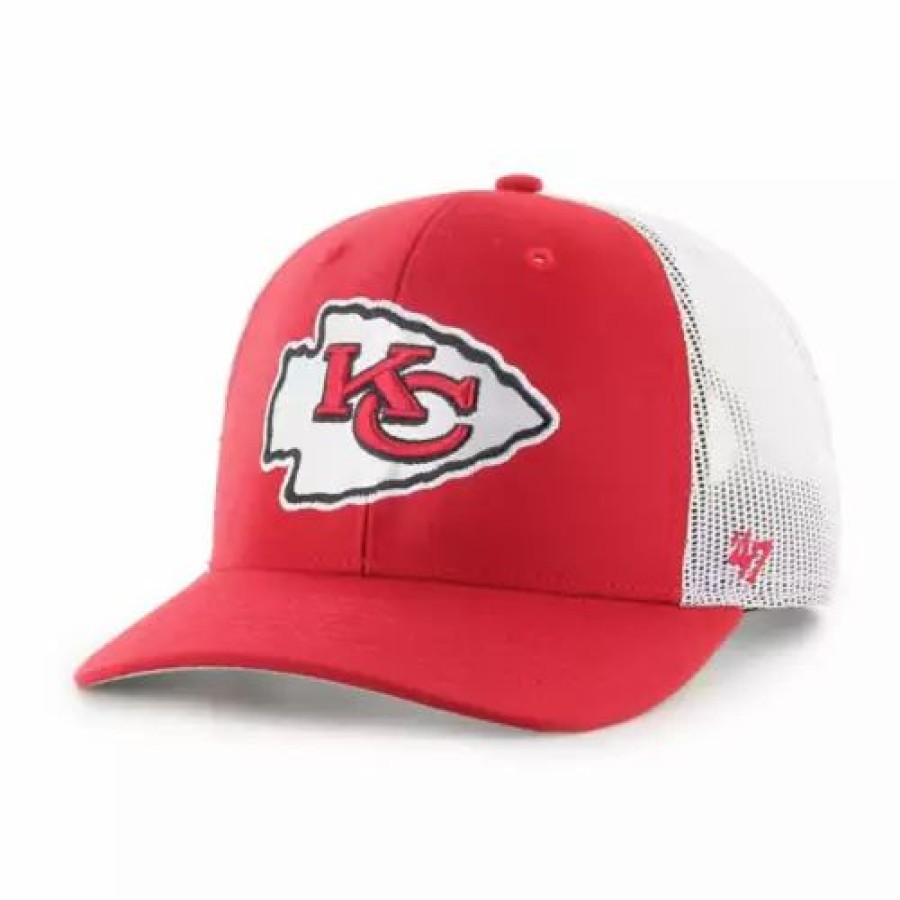 * 47 Brand 47 Brand Kansas City Chiefs Trucker Adjustable Hat Red Nfl Hats & Caps