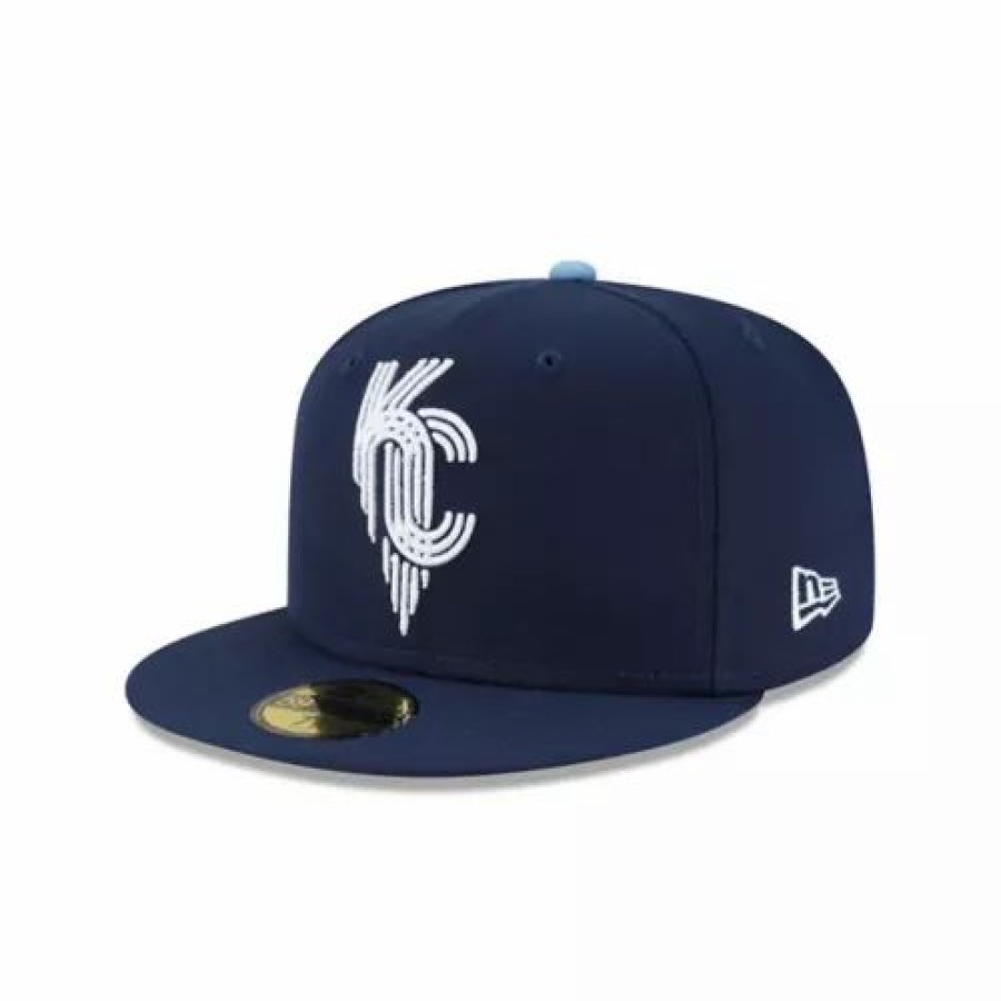 * New Era Kansas City Royals 2022 City Connect 59Fifty Fitted Hat Light Blue Mlb Hats & Caps