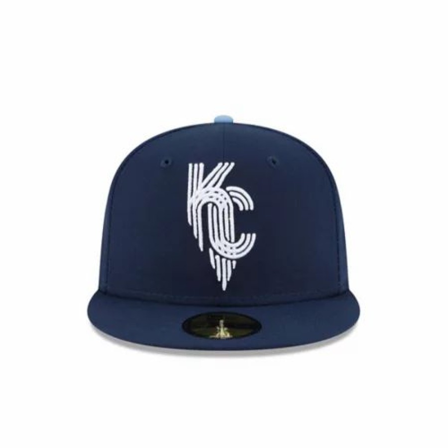 * New Era Kansas City Royals 2022 City Connect 59Fifty Fitted Hat Light Blue Mlb Hats & Caps