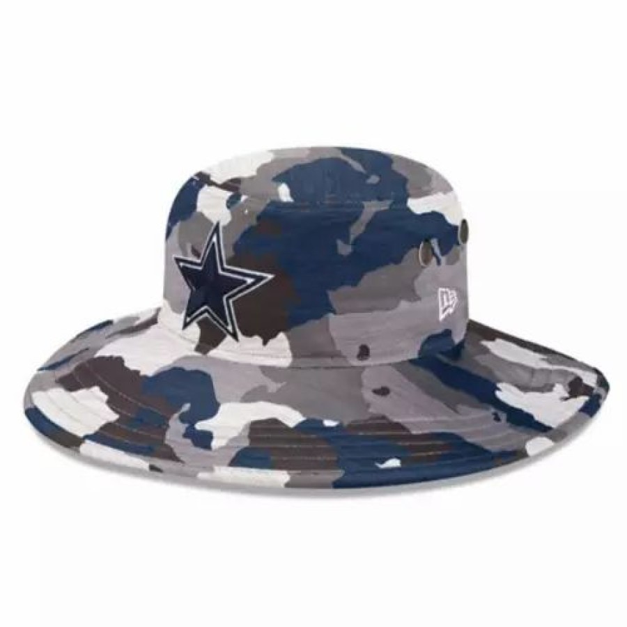 * New Era Dallas Cowboys Training Bucket Hat Camo Nfl Hats & Caps