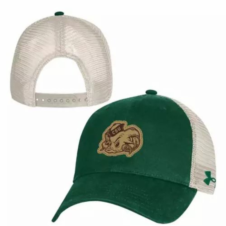 * Under Armour Colorado State Rams Patch Hat Dark Green College Hats & Caps