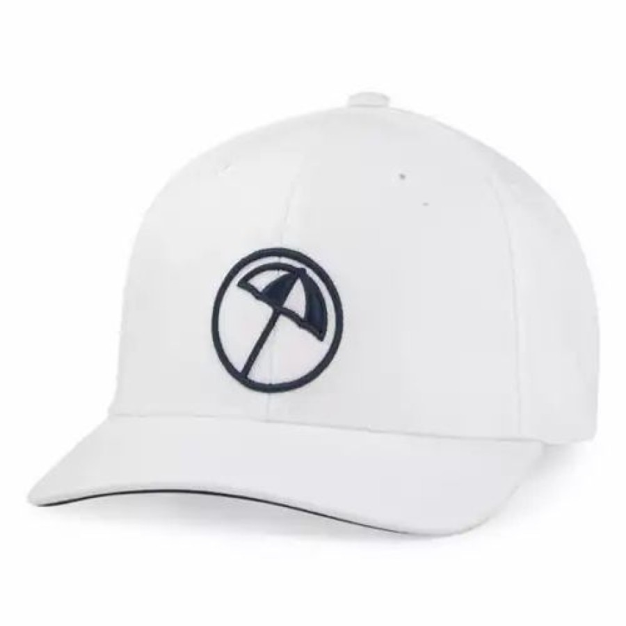 * Adult Puma Ap Circle Umbrella Golf Snapback Hat White/Navy Hats & Caps