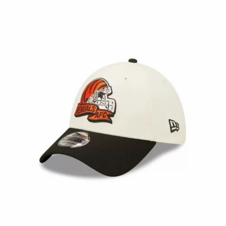 * New Era Cincinnati Bengals 2022 Sideline 39Thirty Stretch Fit Hat Cream Nfl Hats & Caps