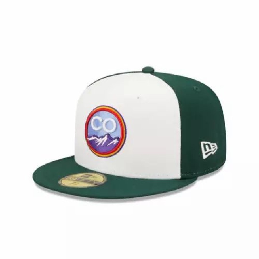 * New Era Colorado Rockies 2022 City Connect 59Fifty Fitted Hat Green Mlb Hats & Caps