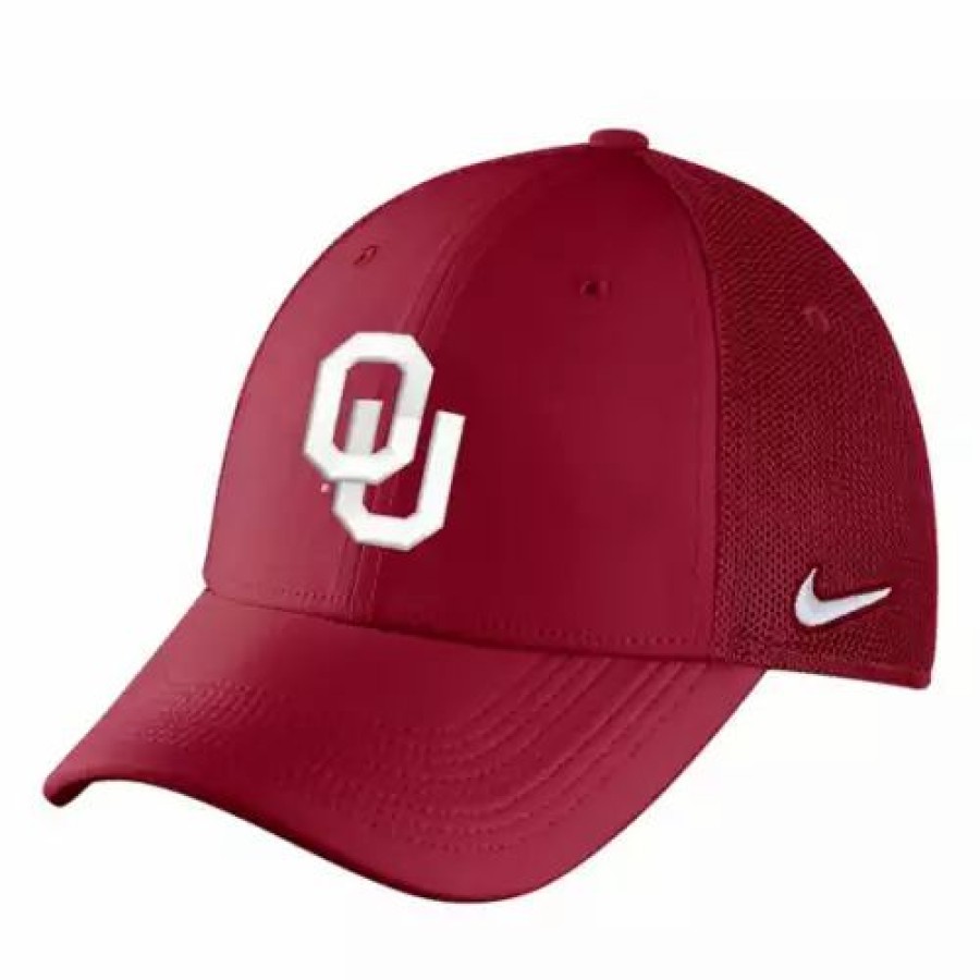 * Nike Oklahoma Sooners Legacy 91 Mesh Hat Crimson College Hats & Caps