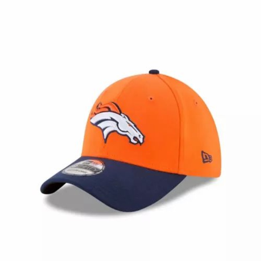 * New Era Denver Broncos Team Classic 39Thirty Stretch Fit Hat Orange Nfl Hats & Caps