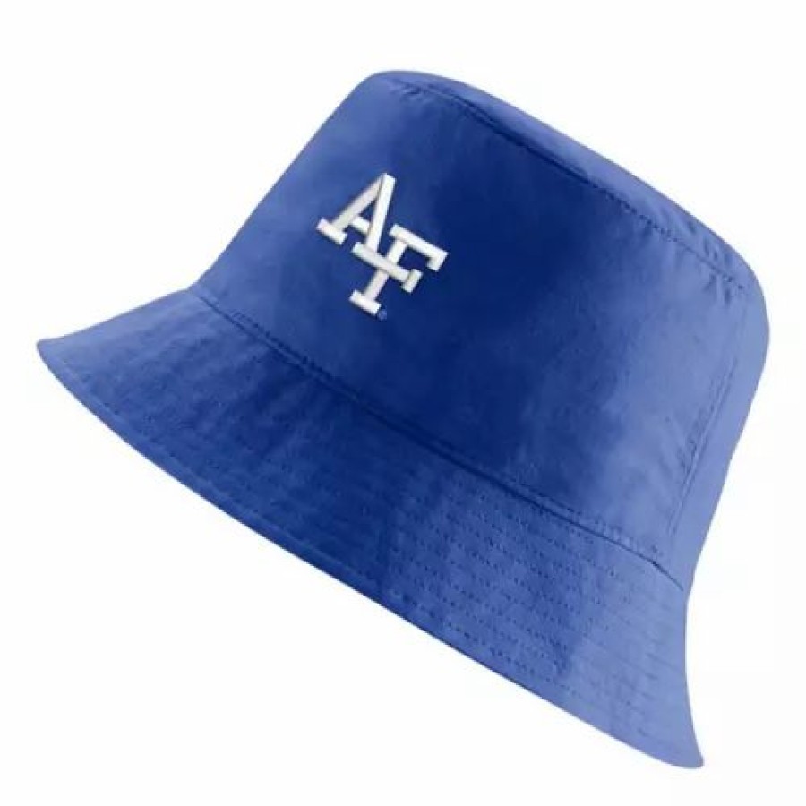 * Nike Air Force Falcons Core Bucket Hat Royal College Hats & Caps