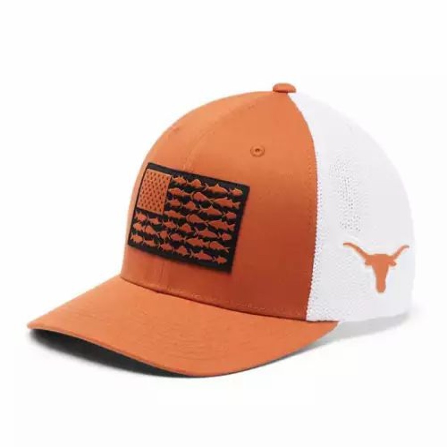 * Columbia Texas Longhorns Fish Flag Hat Cedar College Hats & Caps