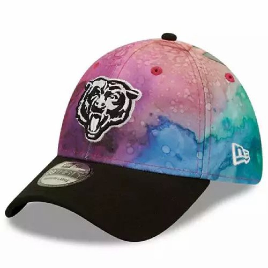 * New Era Chicago Bears 2022 Crucial Catch 39Thirty Stretch Fit Hat Tie Dye Nfl Hats & Caps