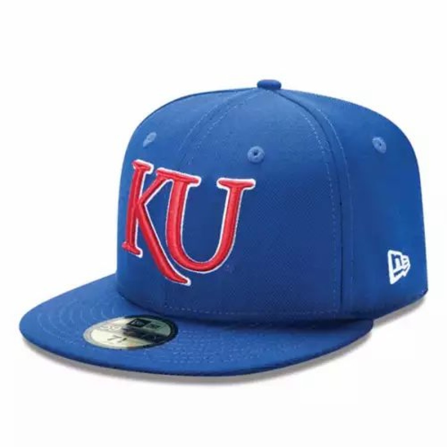 * New Era Kansas Jayhawks Tc Hat Royal College Hats & Caps